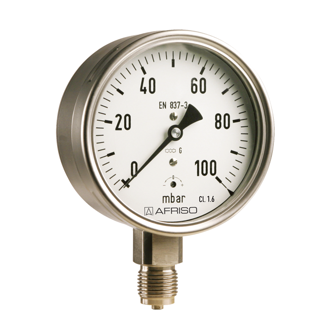 耐腐蝕型膜盒壓力表